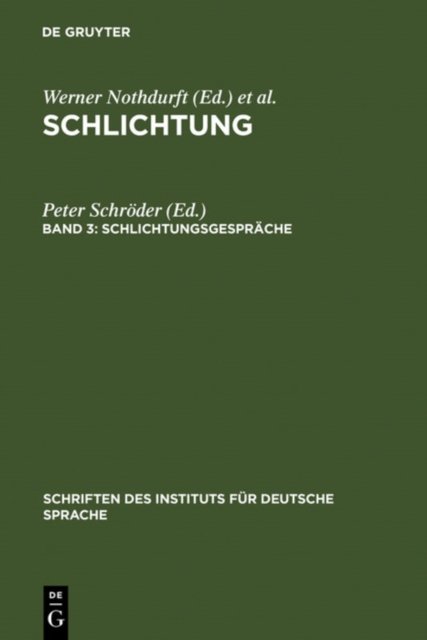Schlichtungsgesprache