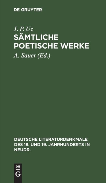 Samtliche Poetische Werke