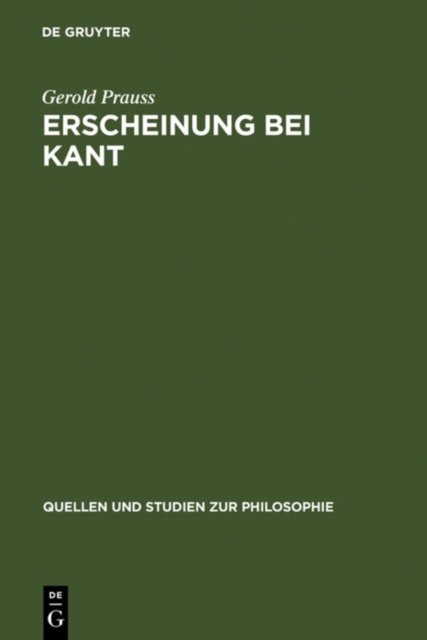 Erscheinung Bei Kant