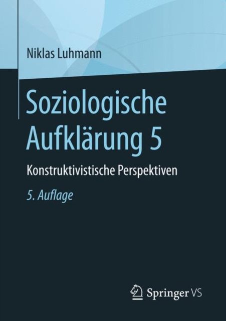 Soziologische Aufklarung 5
