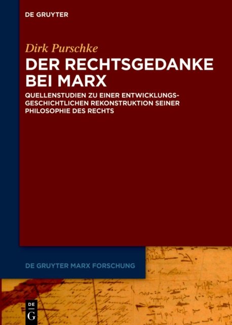 Der Rechtsgedanke Bei Marx
