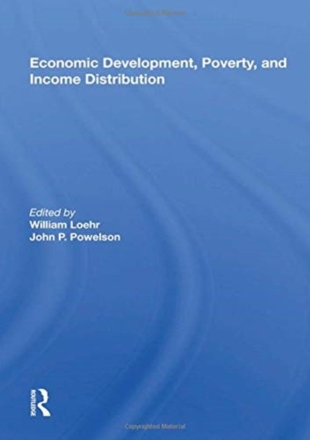 Economic Development, Poverty, And Income Distribution