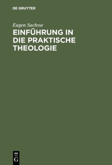 Einfuhrung in die praktische Theologie