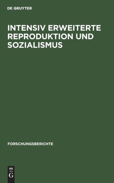 Intensiv Erweiterte Reproduktion Und Sozialismus