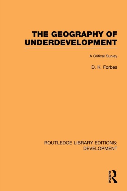 The Geography of Underdevelopment