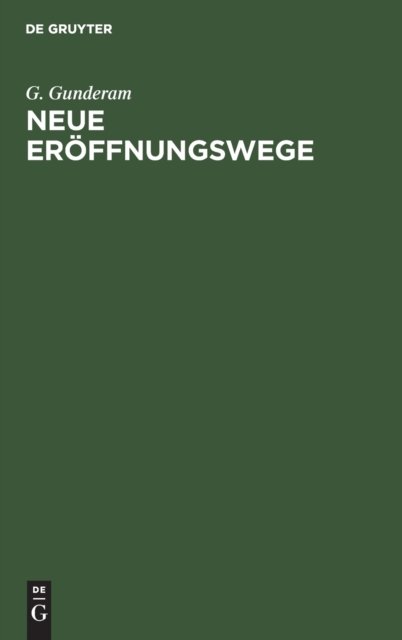 Neue Eroffnungswege