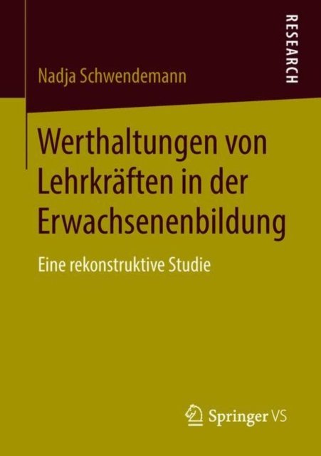 Werthaltungen von Lehrkraften in der Erwachsenenbildung