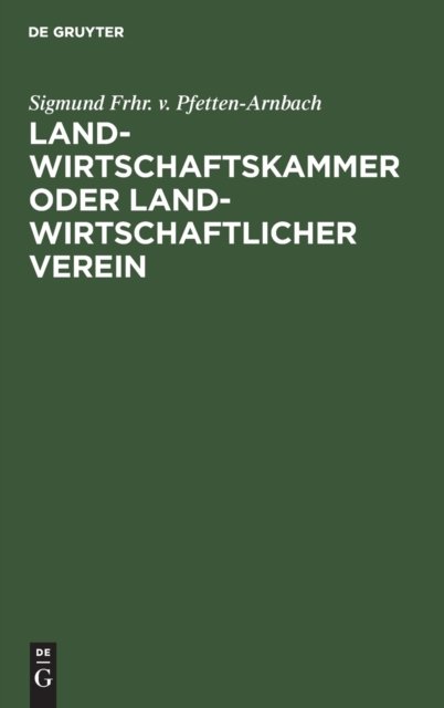 Landwirtschaftskammer oder Landwirtschaftlicher Verein