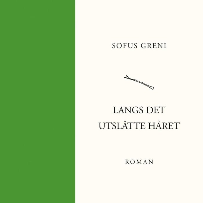 Langs det utslåtte håret