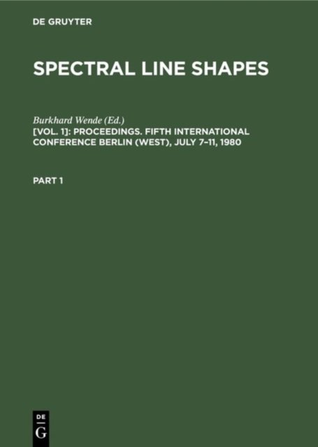 Proceedings. Fifth International Conference Berlin (West), July 7–11, 1980