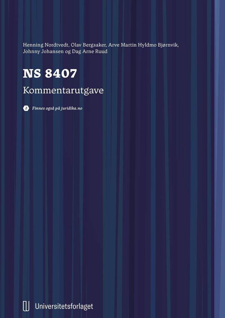 NS 8407 - alminnelige kontraktsbestemmelser  for totalentrepriser : kommentarutgave