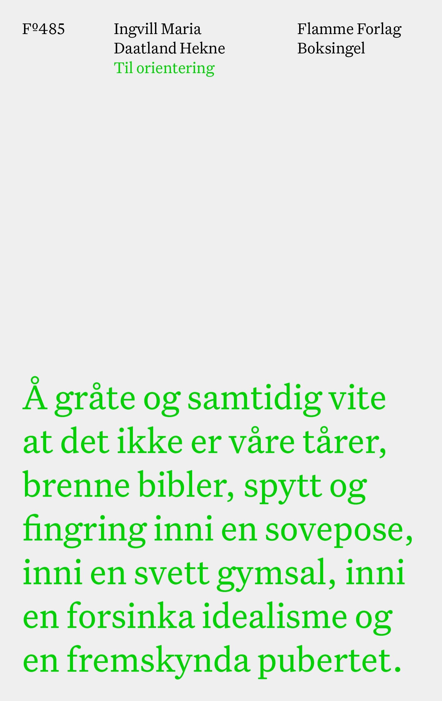 Til orientering