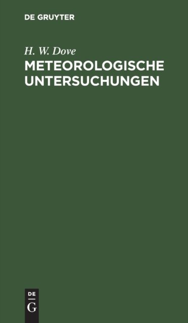 Meteorologische Untersuchungen