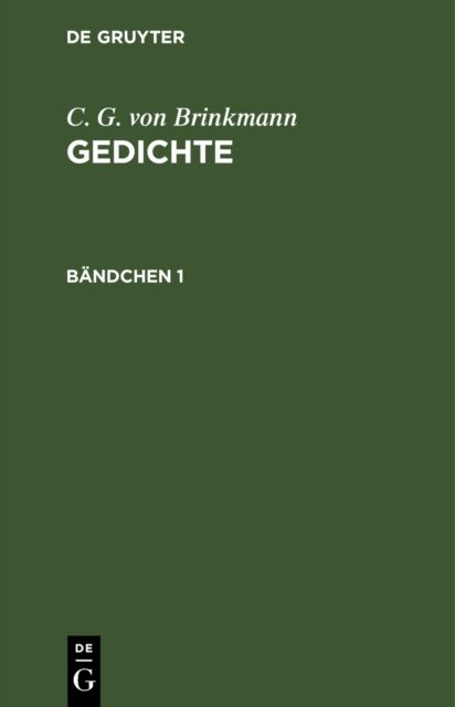 Gedichte. Bändchen 1