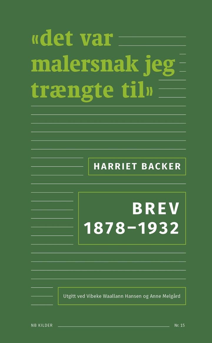 «Det var malersnak jeg trængte til» - brev 1878–1932