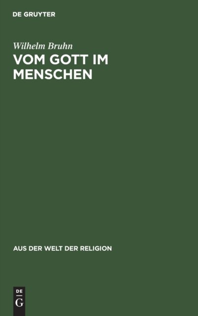Vom Gott Im Menschen
