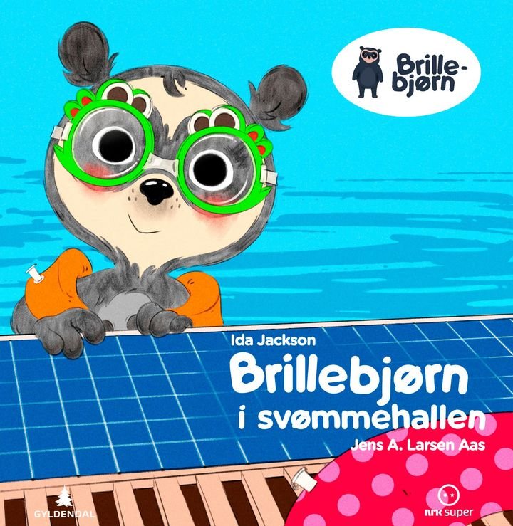 Brillebjørn i svømmehallen av Ida Jackson