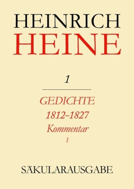 Gedichte 1812-1827: Kommentar