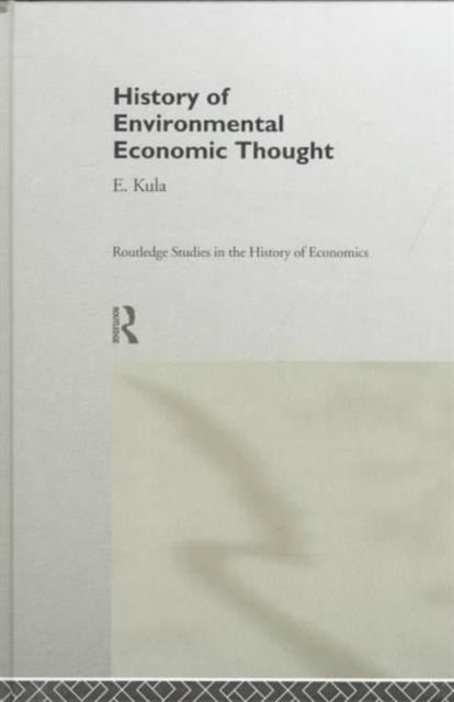 History of Environmental Economic Thought