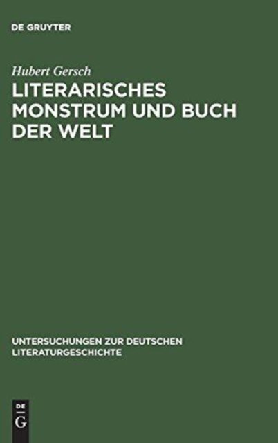Literarisches Monstrum Und Buch Der Welt