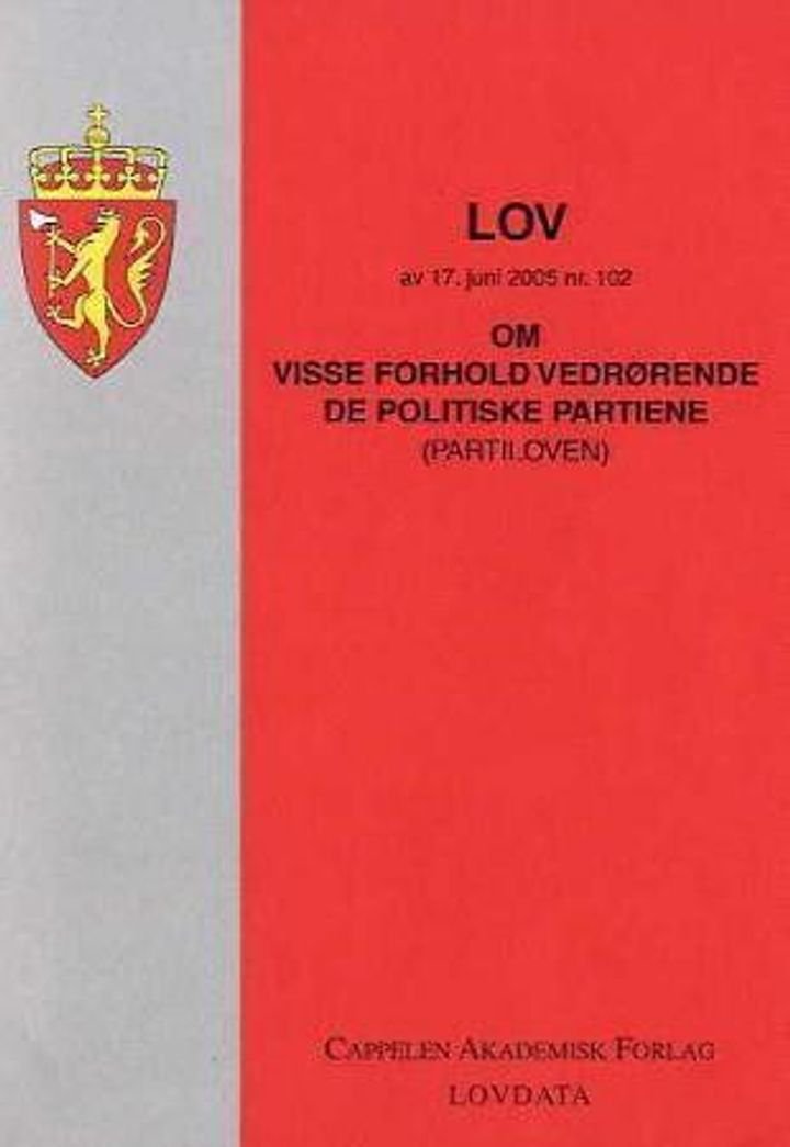Lov om visse forhold vedrørende de politiske partiene (partiloven) av 17. juni 2005 nr. 102