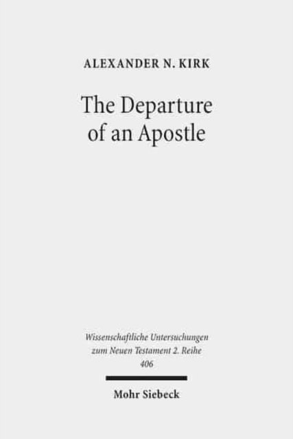 The Departure of an Apostle