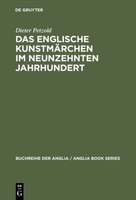 englische Kunstmärchen im neunzehnten Jahrhundert