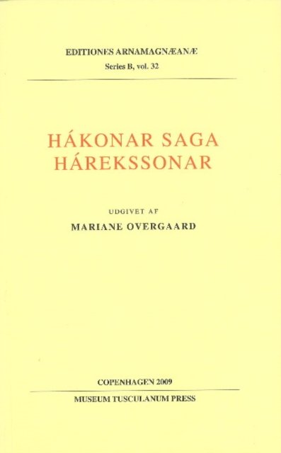 Hákonar saga Hárekssonar