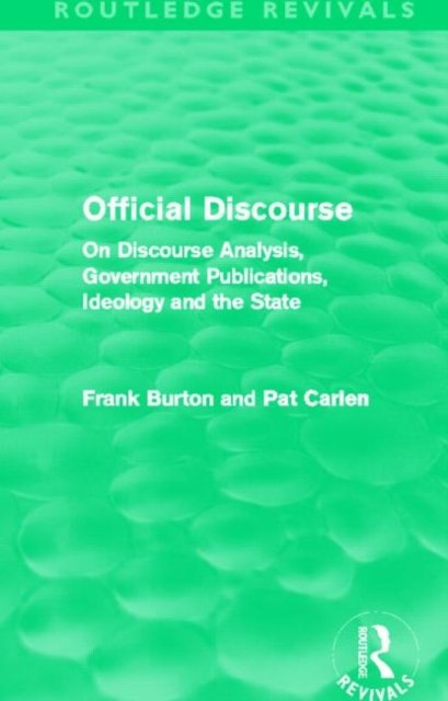 Official Discourse (Routledge Revivals)