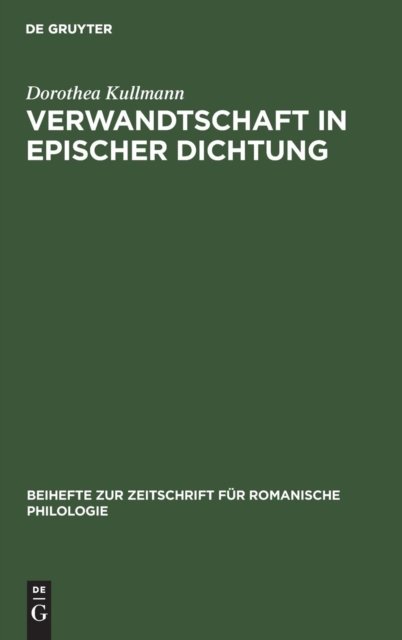 Verwandtschaft in epischer Dichtung
