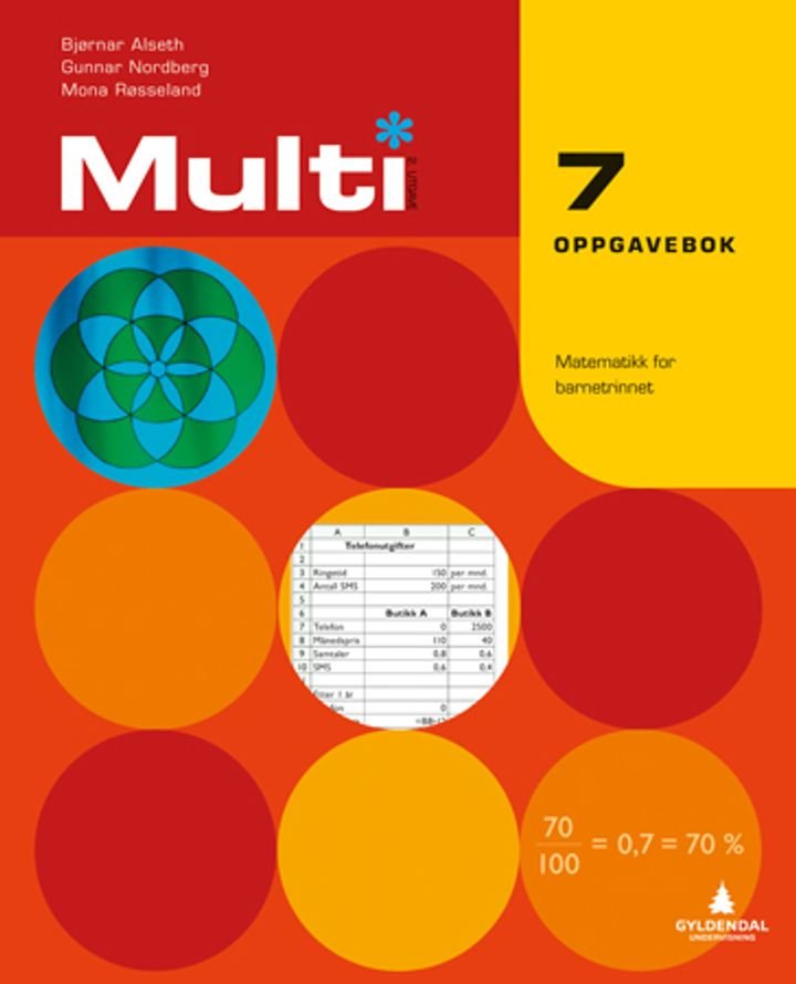 Multi 7, 2. utgave - Oppgavebok : matematikk for barnetrinnet