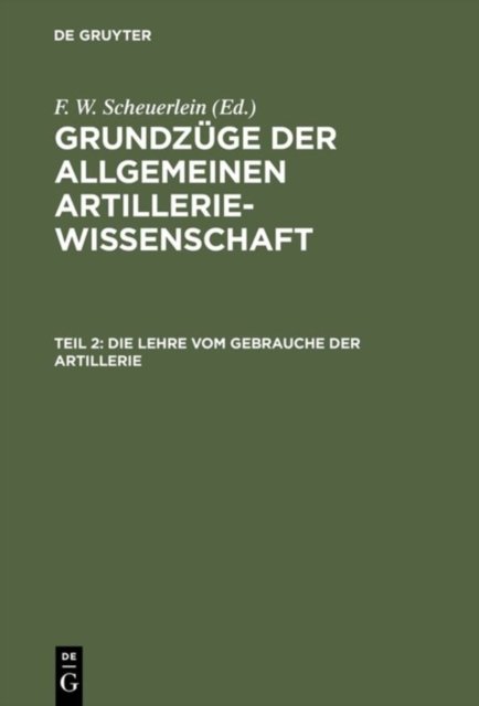 Lehre vom Gebrauche der Artillerie