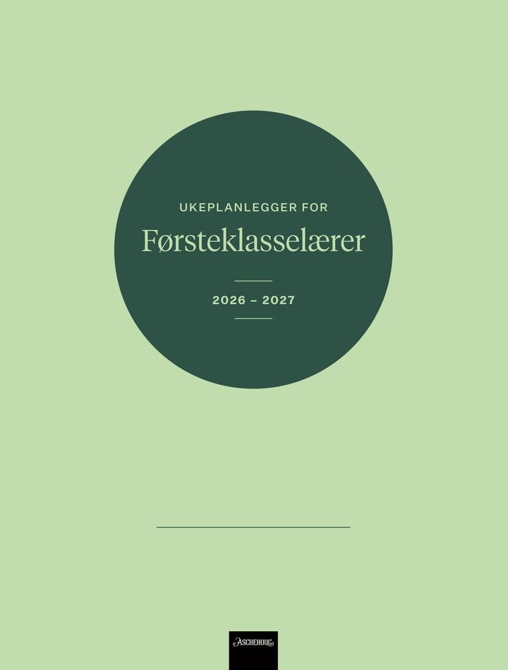 Ukeplanlegger for førsteklasselærer 2026-2027