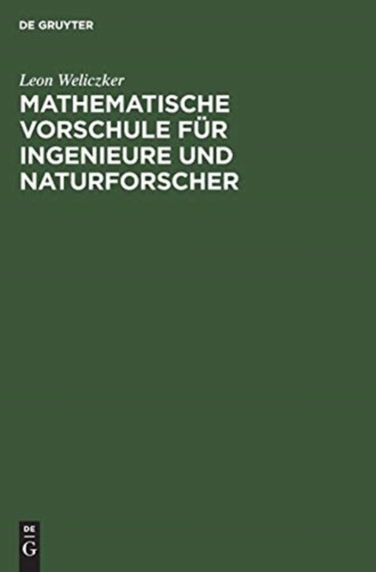Mathematische Vorschule Fur Ingenieure Und Naturforscher