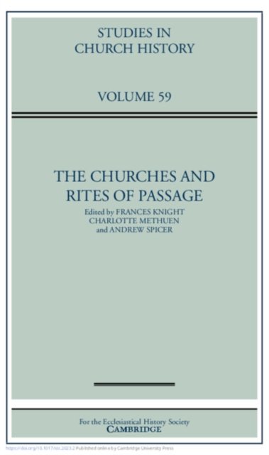 The Churches and Rites of Passage: Volume 59