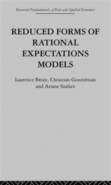 Reduced Forms of Rational Expectations Models