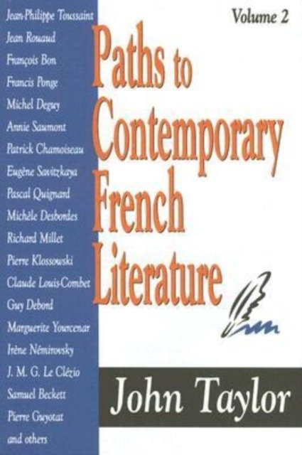 Paths to Contemporary French Literature