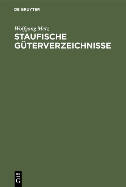 Staufische Guterverzeichnisse