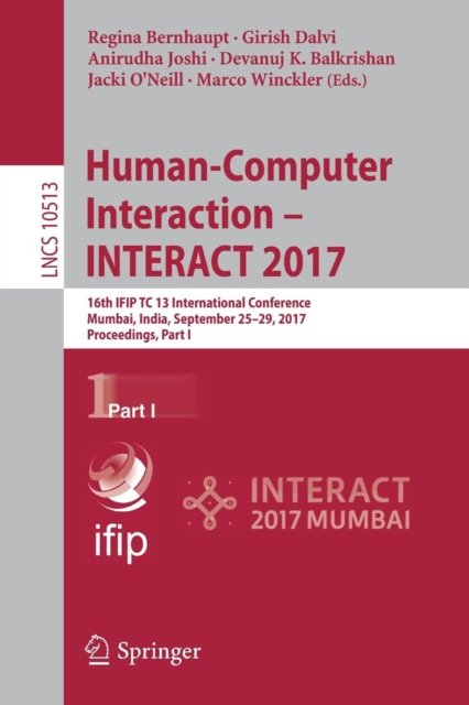 Human-Computer Interaction - INTERACT 2017