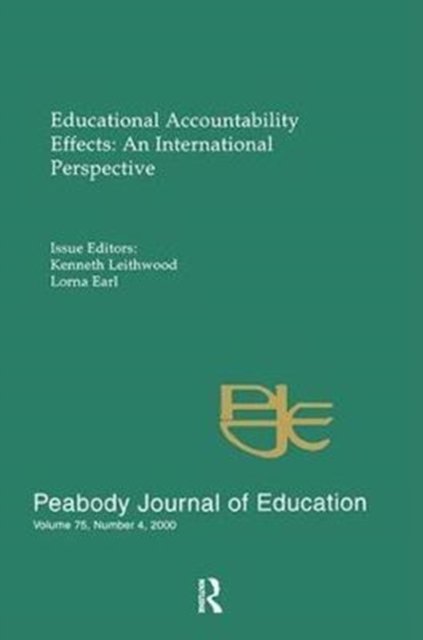 Educational Accountability Effects