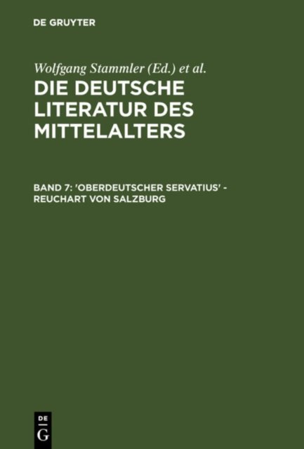 'Oberdeutscher Servatius' - Reuchart Von Salzburg