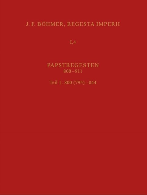 4: Papstregesten 800-911, 1: 795-844