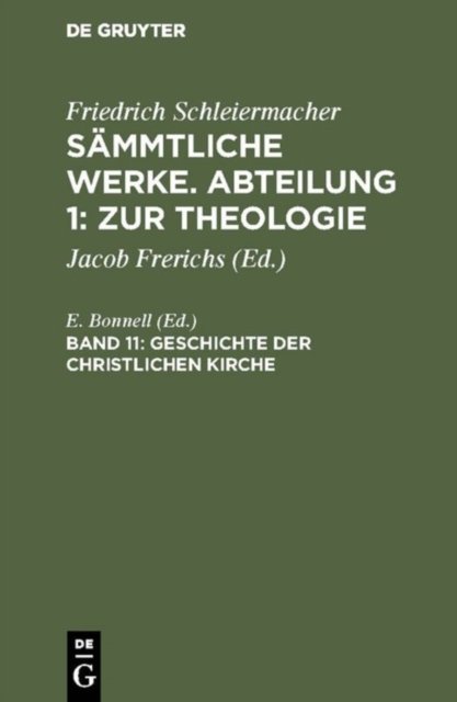 Geschichte Der Christlichen Kirche