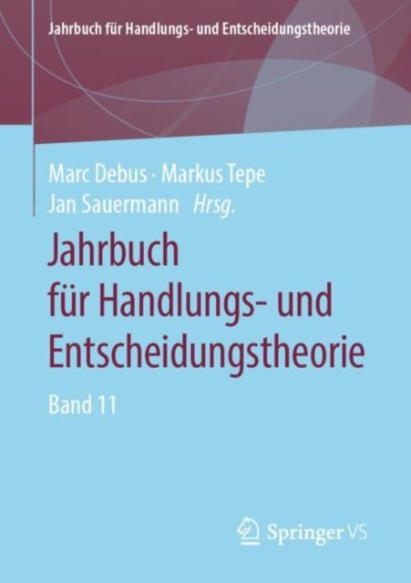 Jahrbuch fur Handlungs- und Entscheidungstheorie