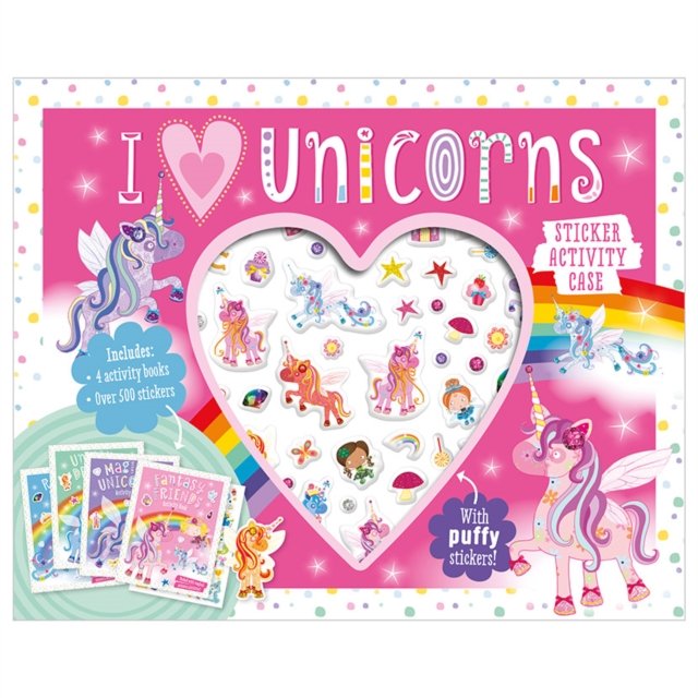 I Love Unicorns Sticker Activity Case