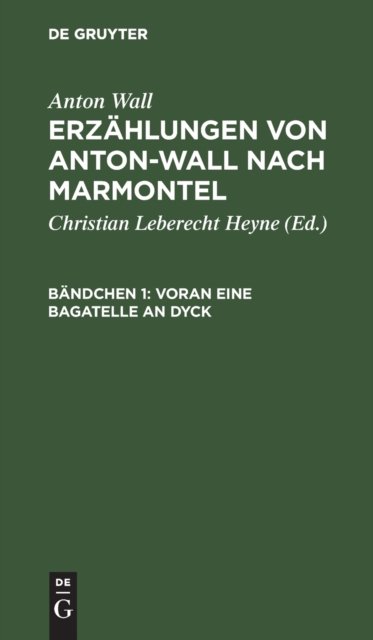 Voran Eine Bagatelle an Dyck