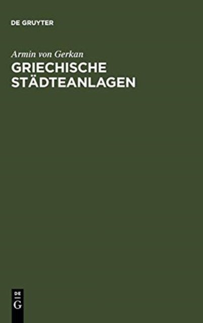Griechische Stadteanlagen