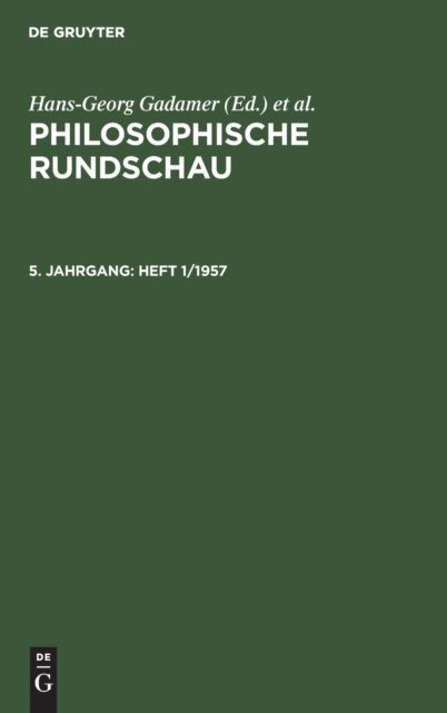 Heft 1/1957