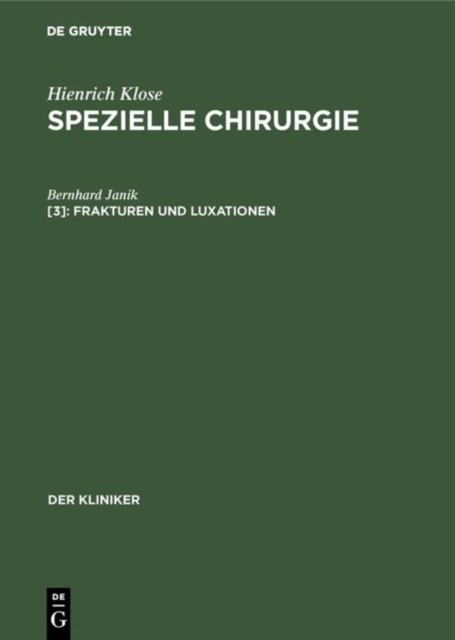 Frakturen Und Luxationen