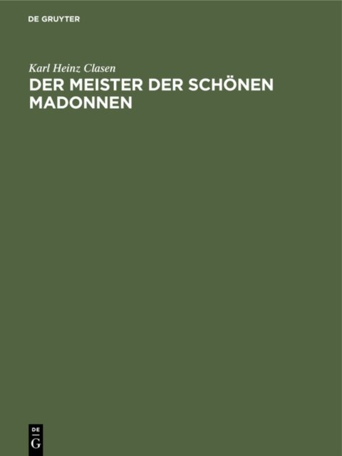Der Meister Der Schonen Madonnen